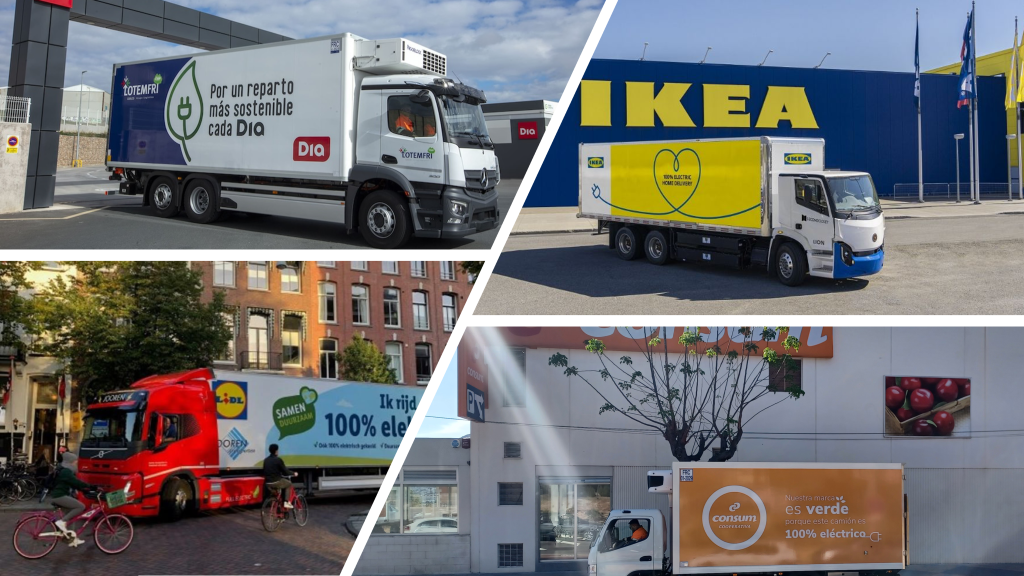 Camiones electrificados