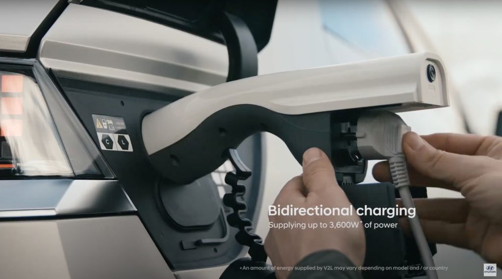 Hyundai IONIQ V carga bidireccional