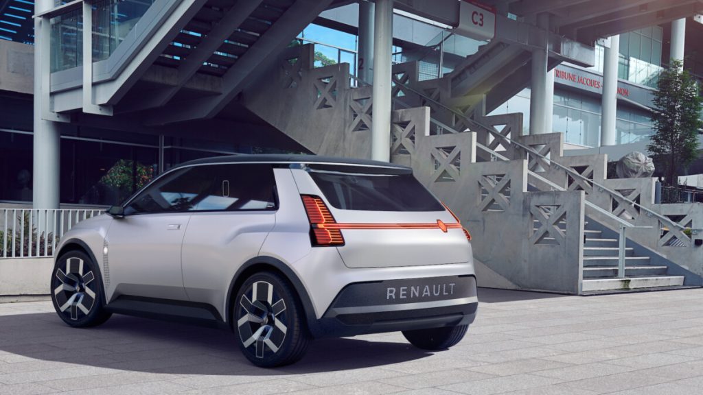 Vista trasera Nuevo Renault 5